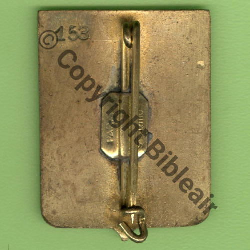 A0606 CERO.301 PARIS LE BOURGET  COURTOIS SM Bol octogonal Pastille COURTOIS PARIS Dos lisse irreg No153 SNH Src.Y.GENTY 143Eur11.12 